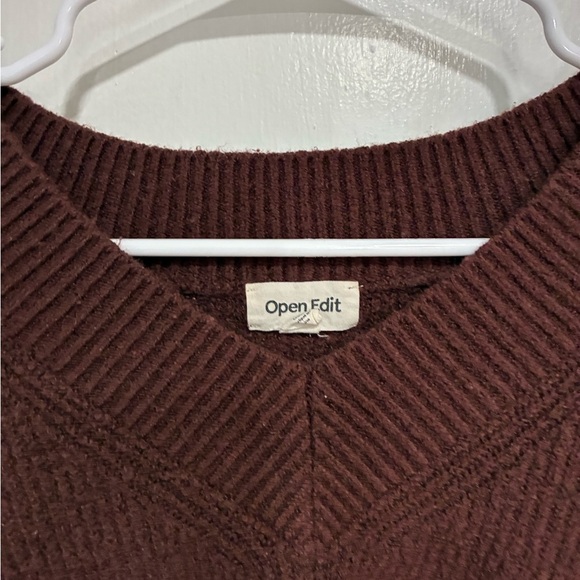 Open Edit Women's Brown Sweater Size XXS - Picture 2 of 4